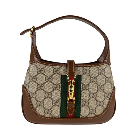 GUCCI Brown Jackie Shoulder Bag - Picture 1 of 5